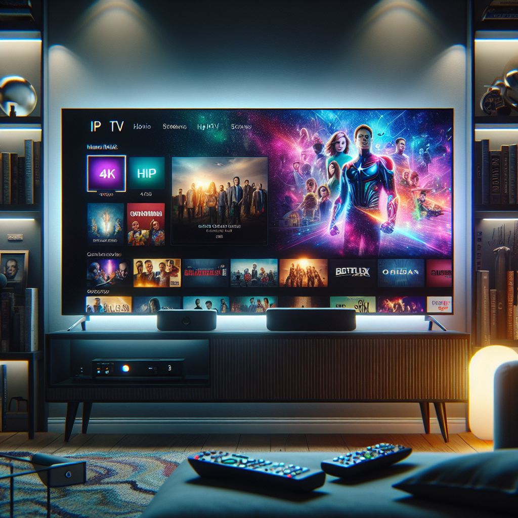 Illustration IPTV IPTV Haut De Gamme