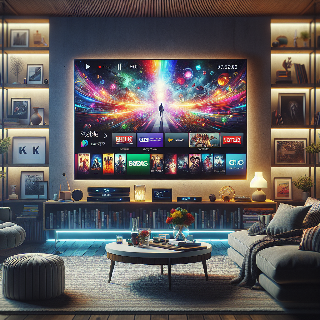 Illustration IPTV IPTV stable sans coupure